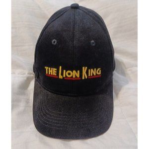 Walt Disney's The Lion King Script Black STRAP BACK Adjustable Hat by Disney
